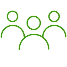  Ícone representado várias pessoas associadas à Sicredi Pol 