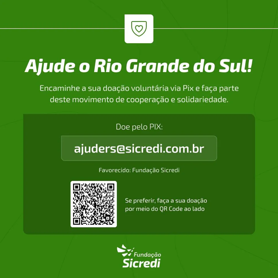  qr code para vaquinha, para ajudar o Rio Grande do Sul 