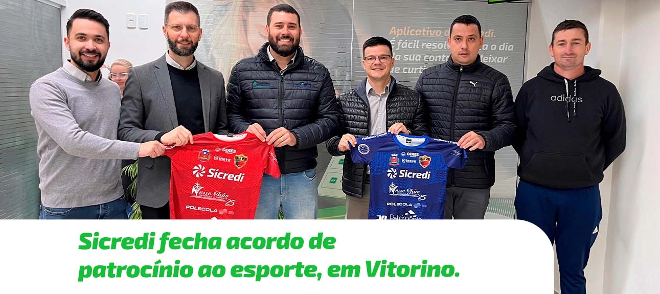  Sicredi fecha acordo de patrocínio ao esporte, em Vitorino Capa.jpg 