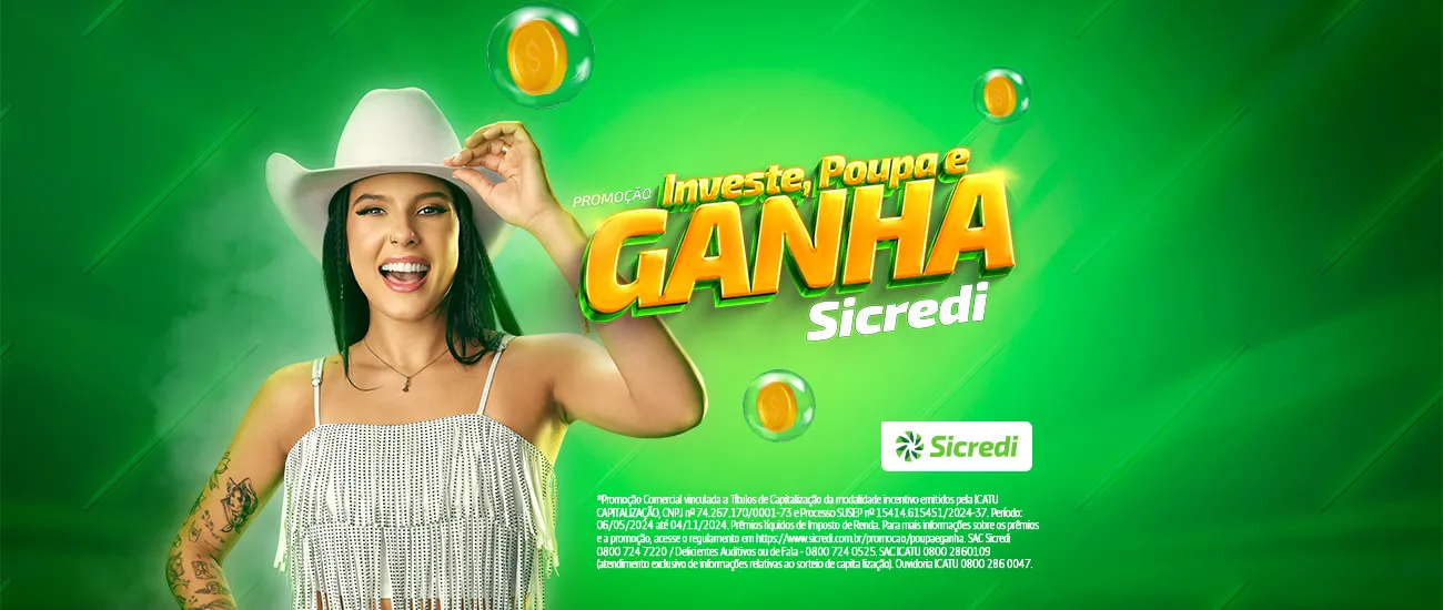  1° Sorteio - Promoção Investe, Poupa e Ganha 