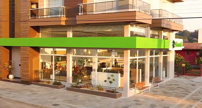  Fachada da Agência de Ibirapuitã da Sicredi Botucaraí RS/MG 