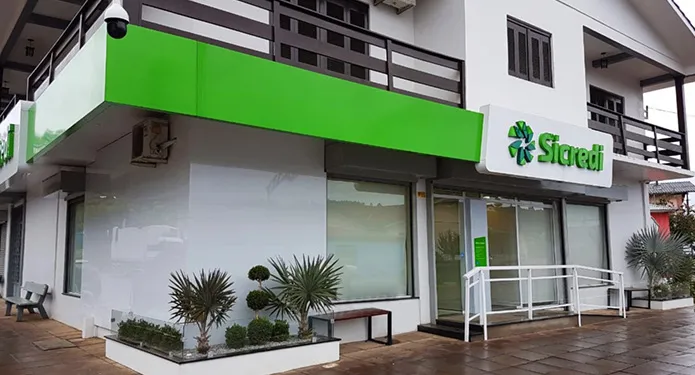  Fachada da Agência de Soledade Centro da Sicredi Botucaraí RS/MG 