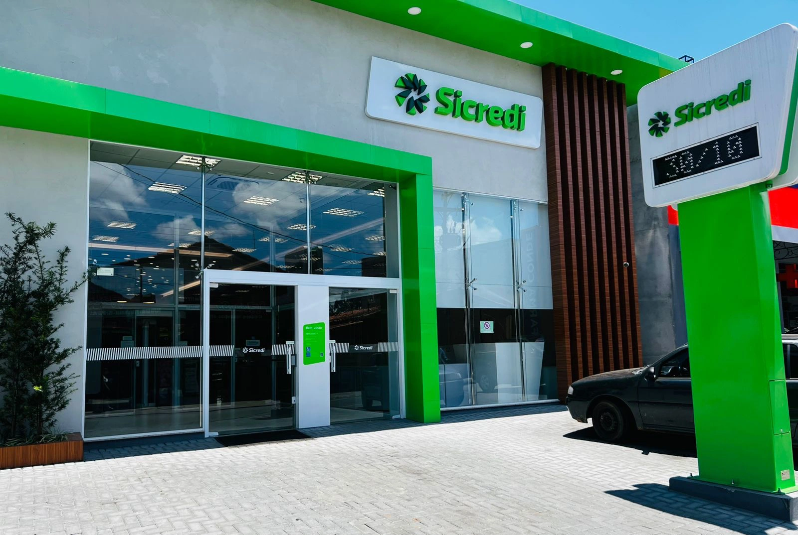 fachada agencia Piracaia - SP