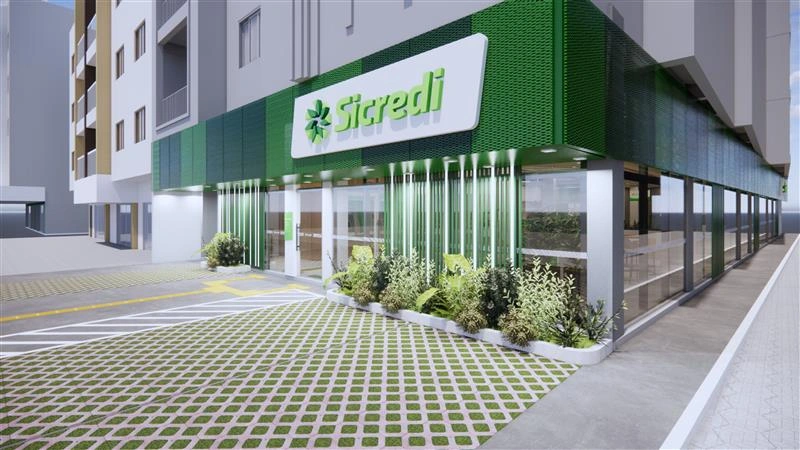  Fachada da agência de Espera Feliz 