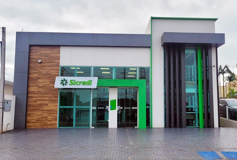 fachada agencia Santa Lúcia - PR