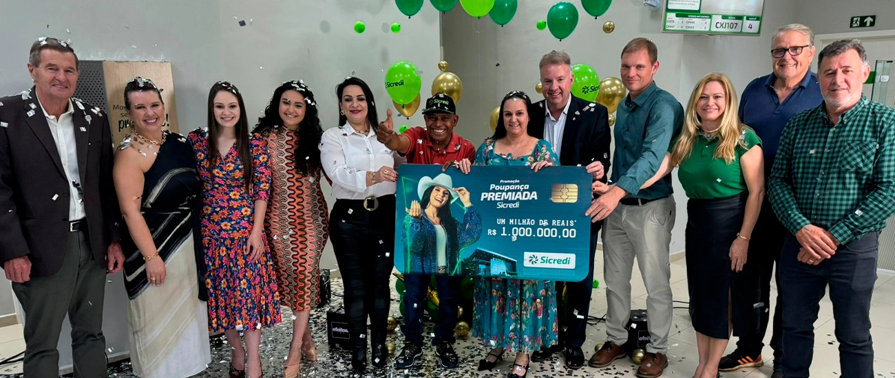  Ganhador 1 milhão Poupança Premiada Sicredi 