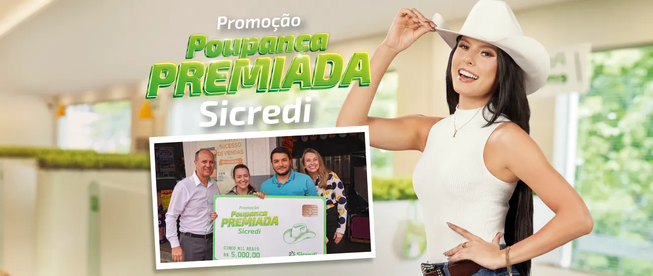  Com sorteios semanais de R$ 5 mil, prêmio de meio milhão em outubro e sorteio final de R$ 1 milhão em dezembro, campanha incentiva associados a pouparem 