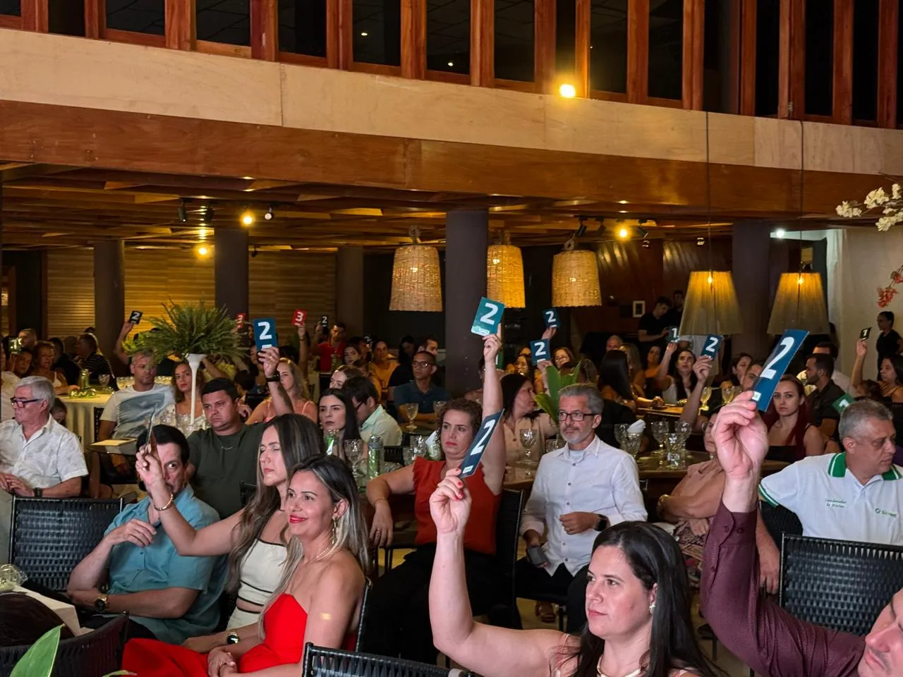  Mais de 400 associados estiveram presentes no primeiro evento 