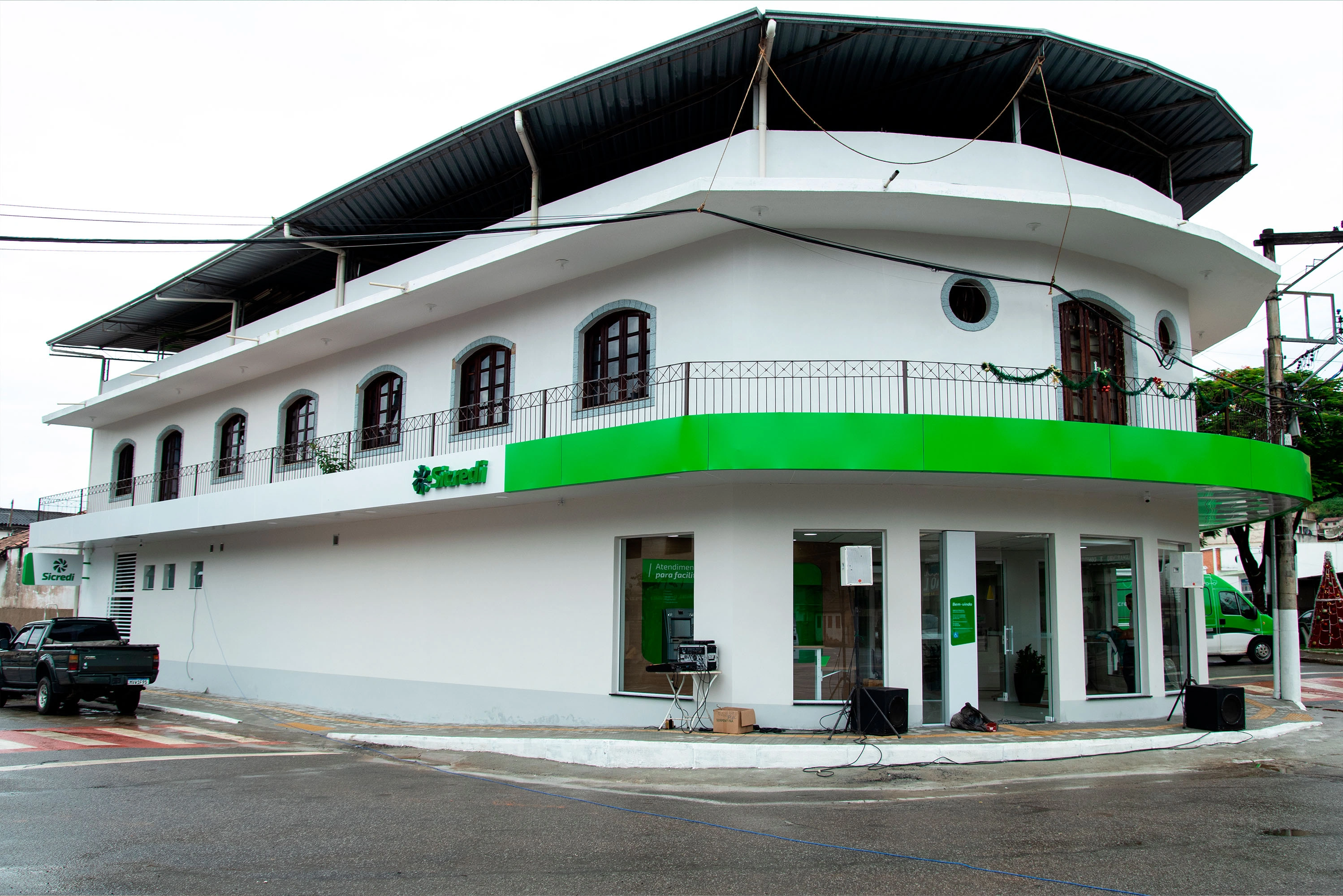  Fachada da Agência de Tabuleiro da Sicredi Botucaraí RS/MG 