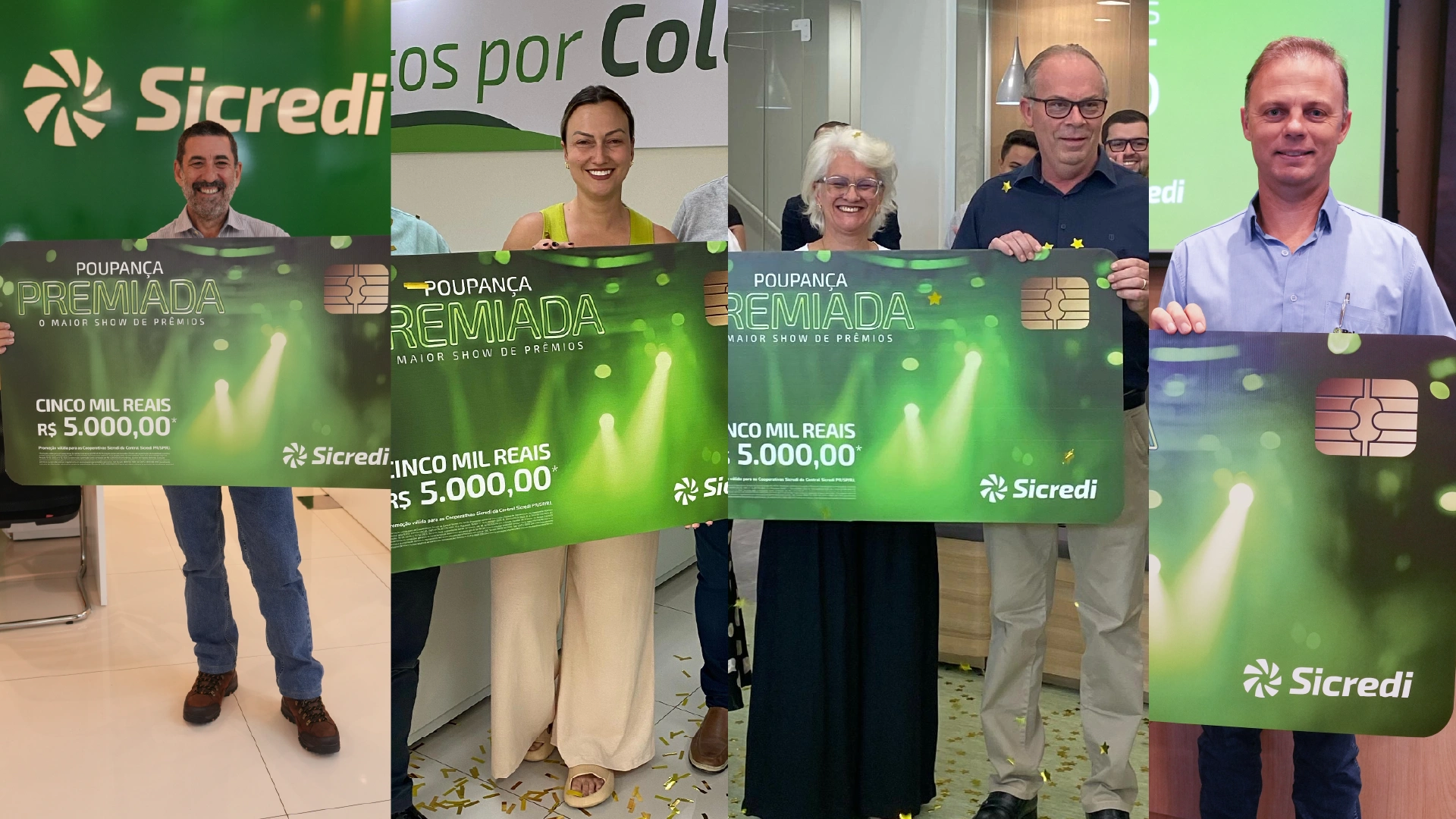  Ganhadores  