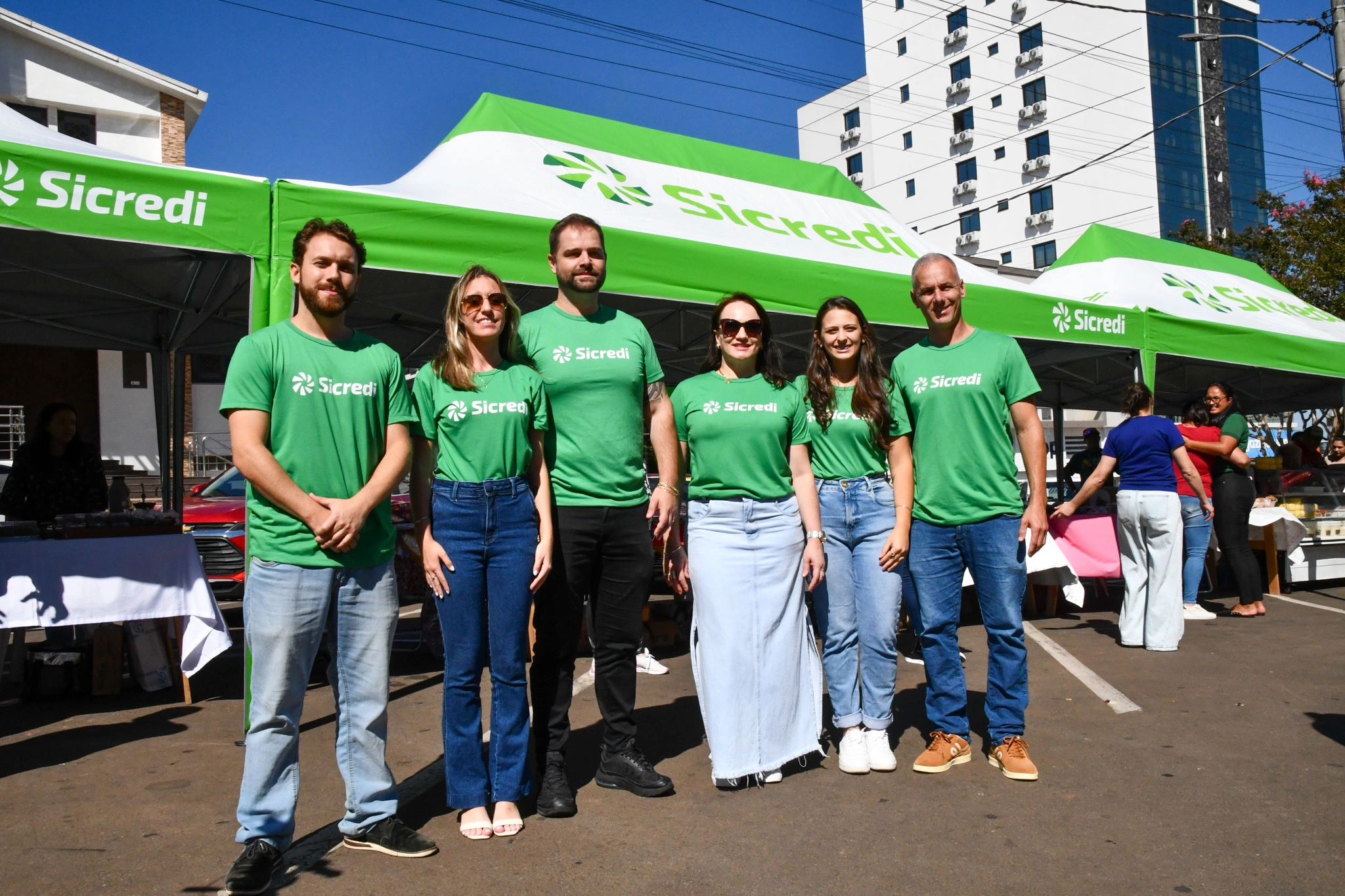 Equipe Sicredi acompanhou a solenidade
