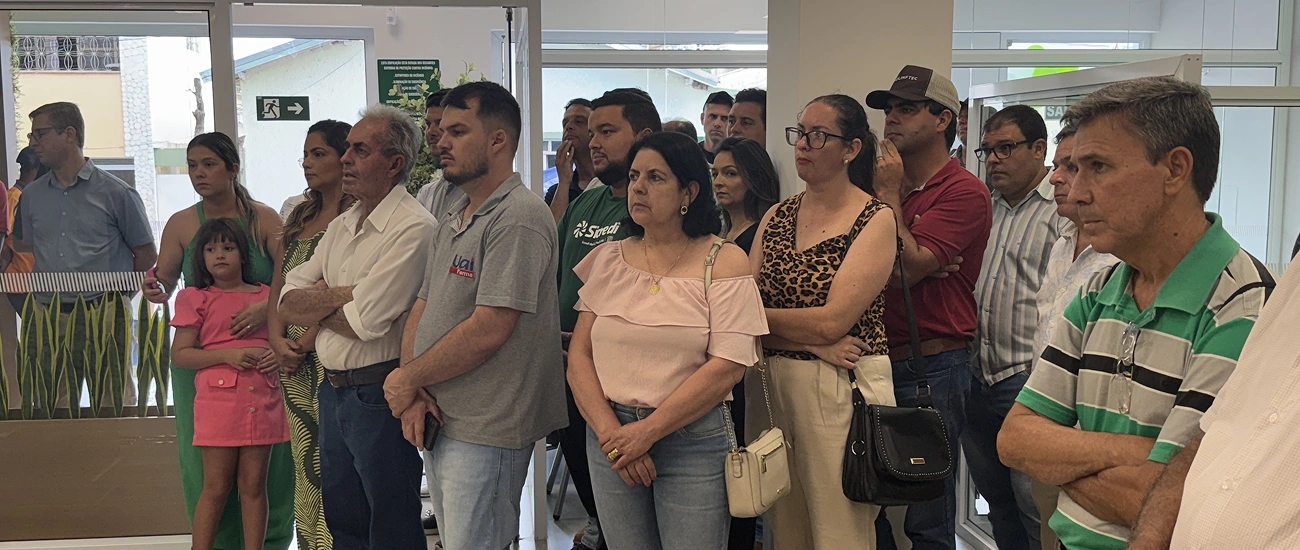 A comunidade prestigiou o evento, que marca o fortalecimento do cooperativismo no município