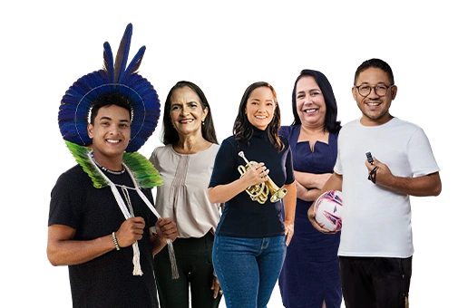  imagem home sozinho apontando 