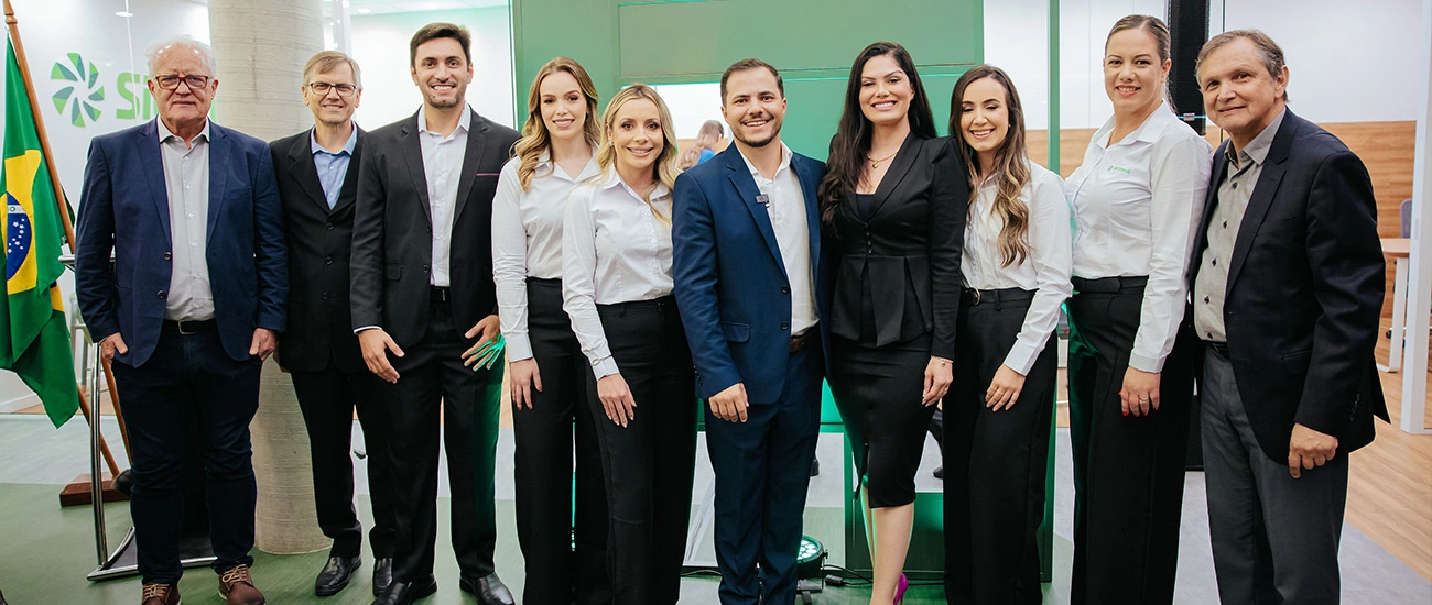  Equipe da agência Sicredi Capivari de Baixo 