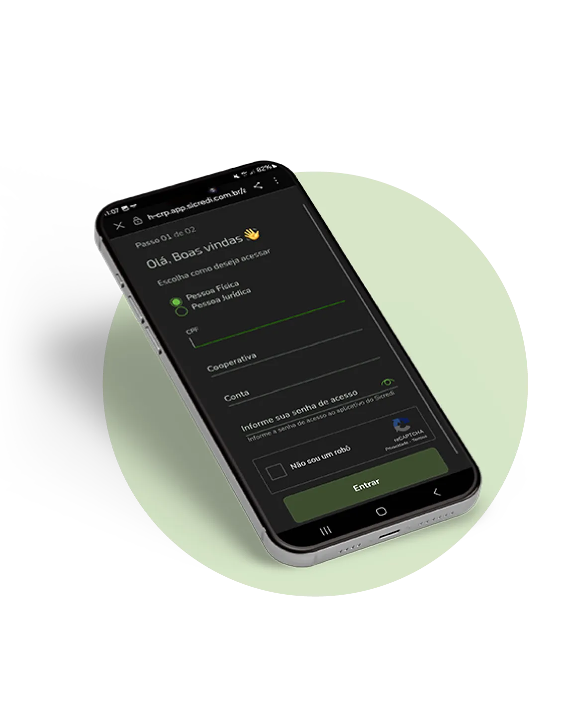  celular com imagens do programa juntos 