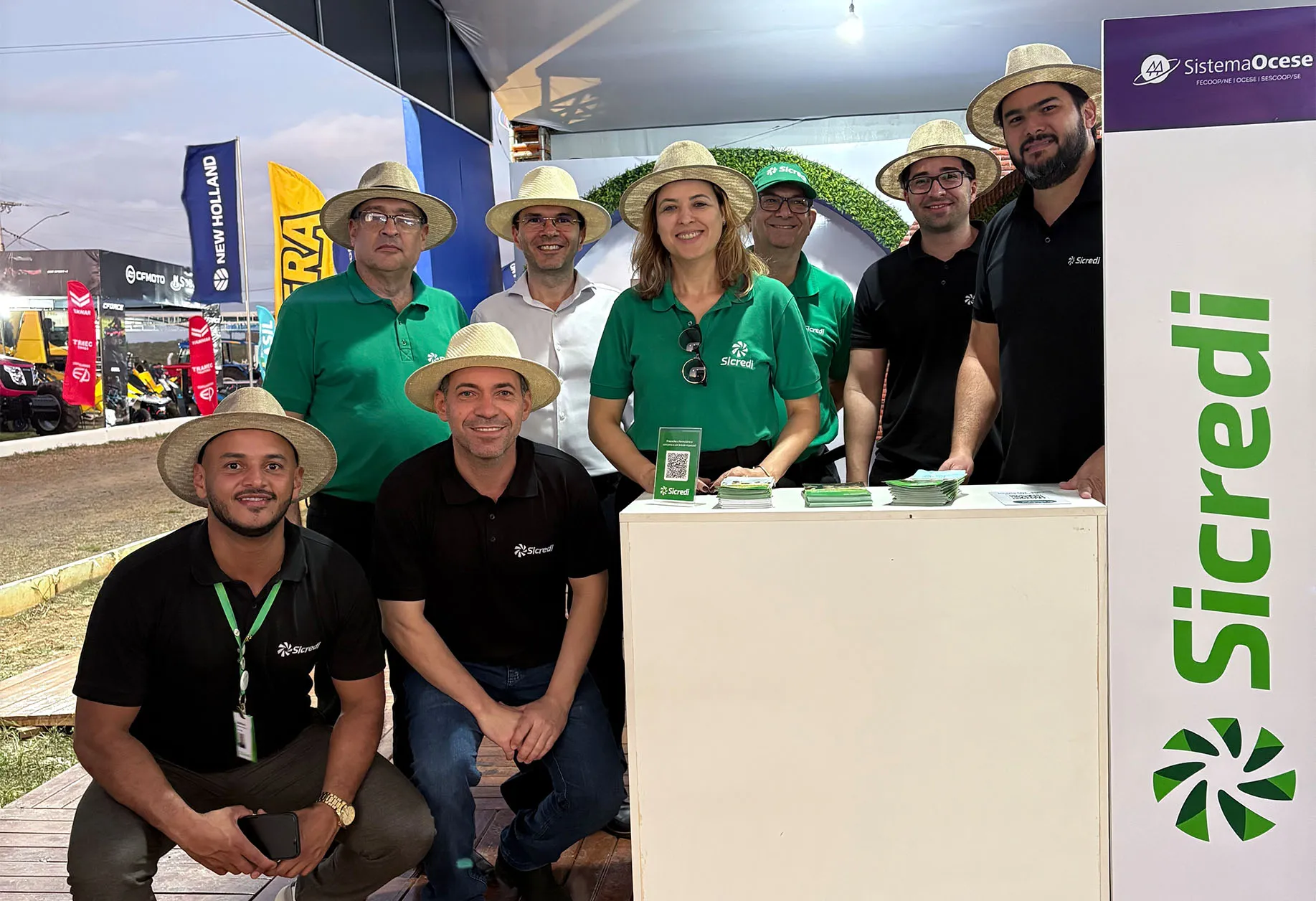  Equipe Sicredi Serigy na ExpoGlória 2025 