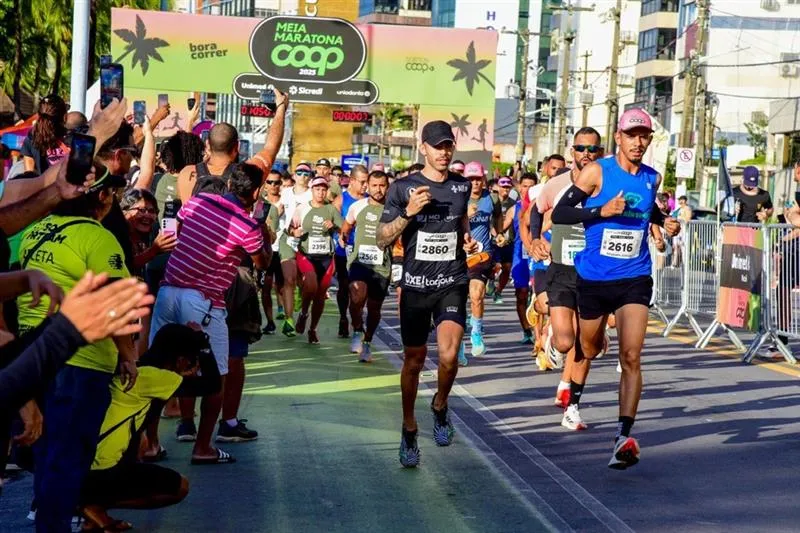  Corredores durante a prova 