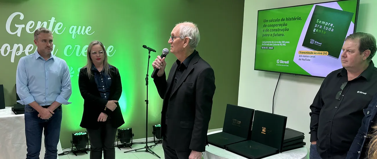 Sicredi das Culturas lança livro em comemoração ao seu centenário 