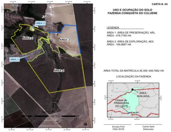  área de ocupação 