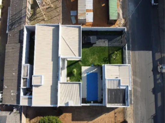  Vista aérea do imóvel 