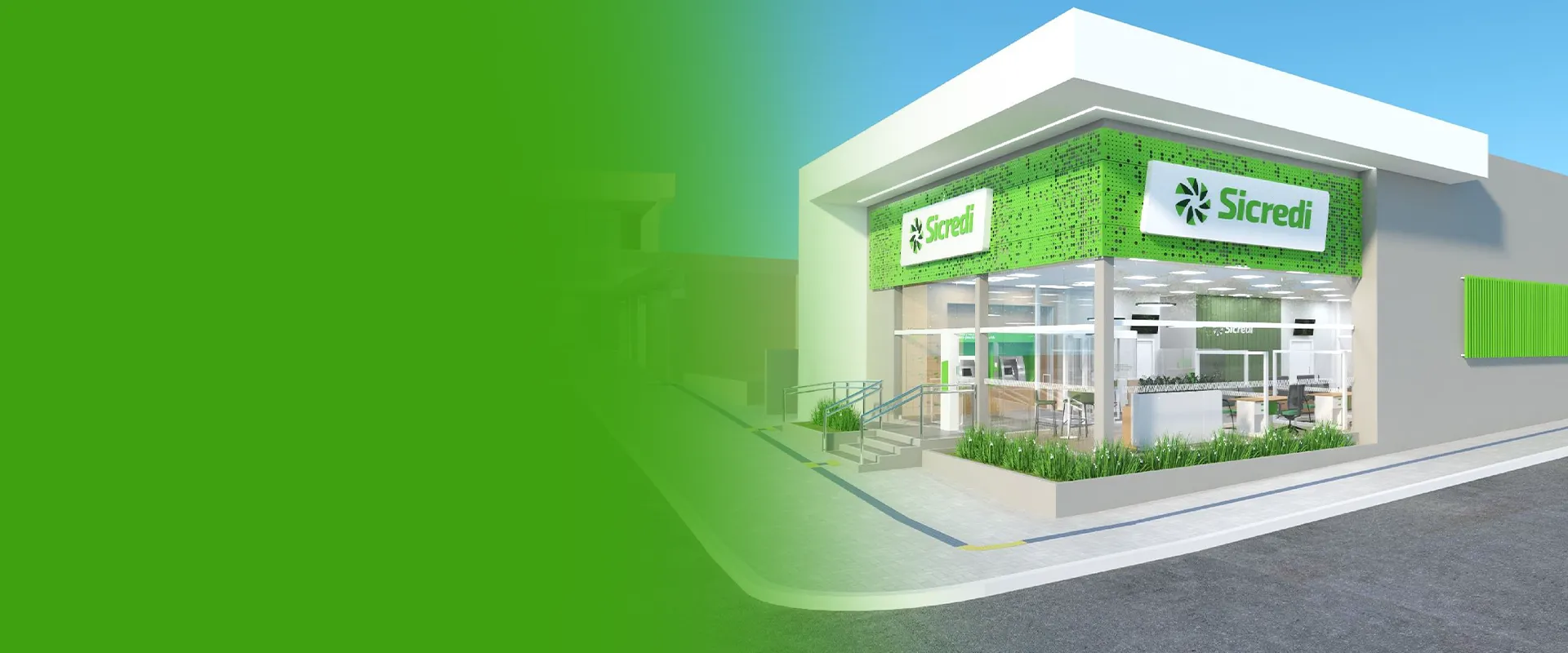  Imagem da nova agência de Água Santa 