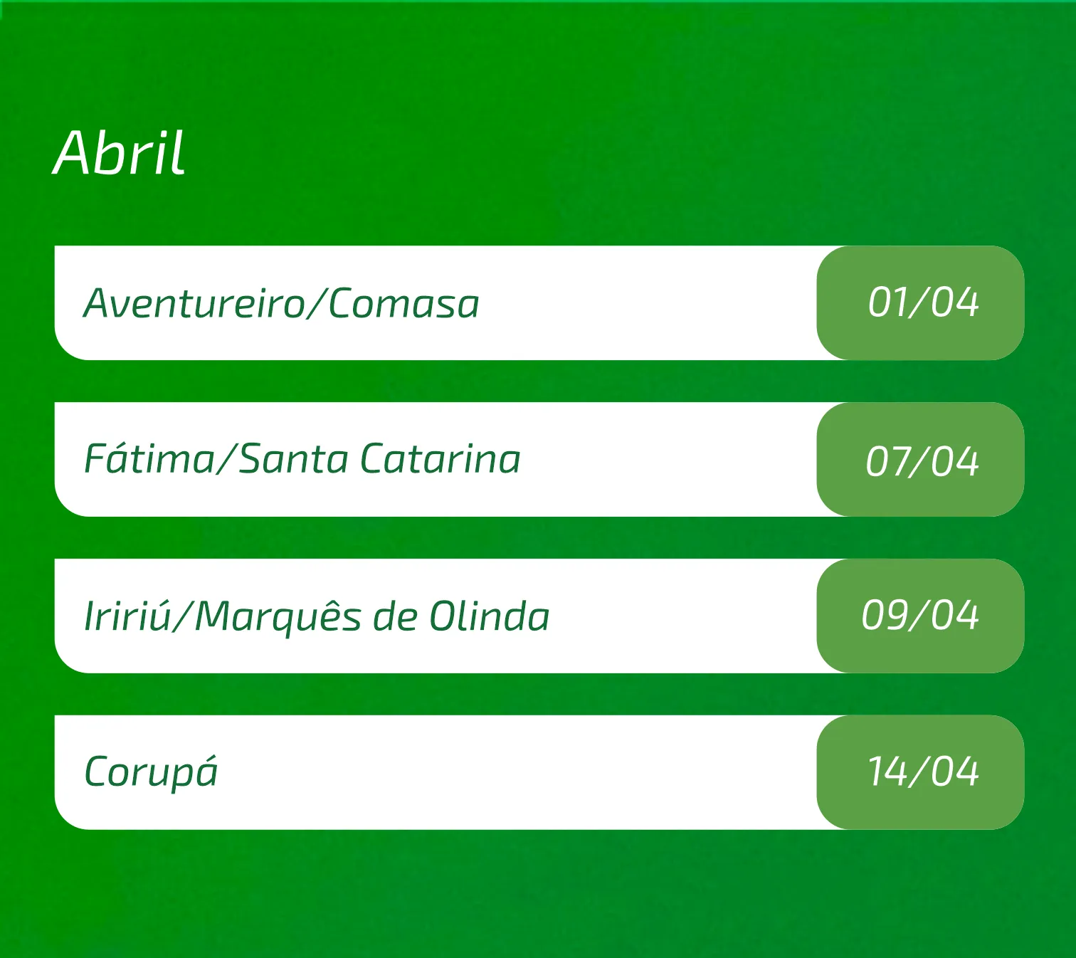  Agenda Abril 