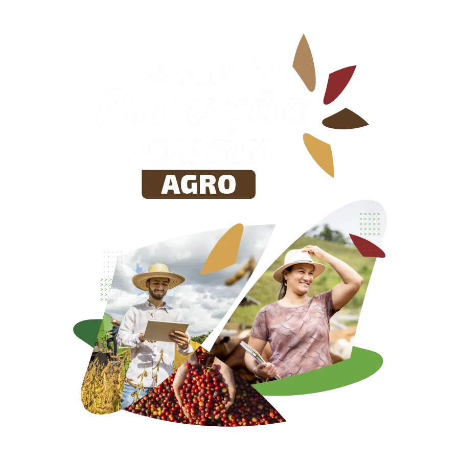  Gráfico com a inscrição Atuação Jovem Agro 
