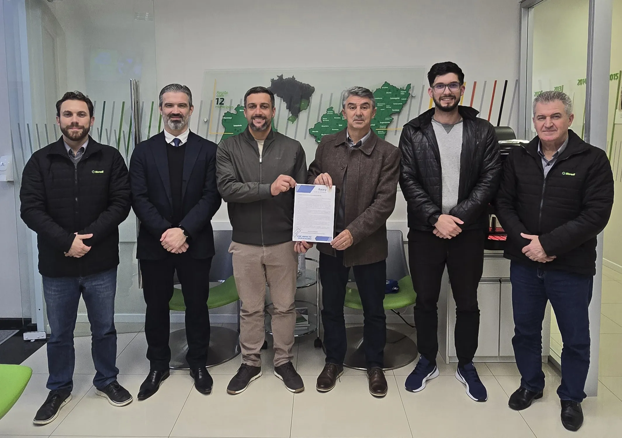  entrega do convite homenagem Rotary 