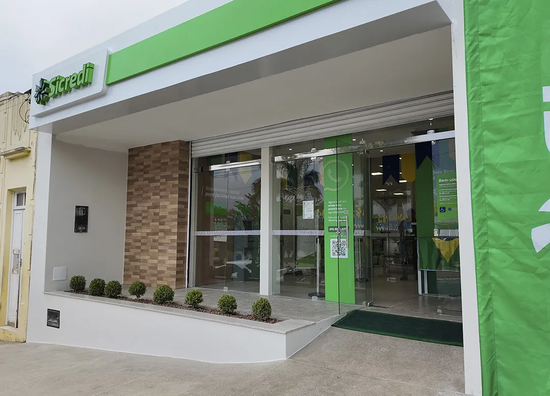  Fachada da Sicredi Serigy em Sátiro DIas 