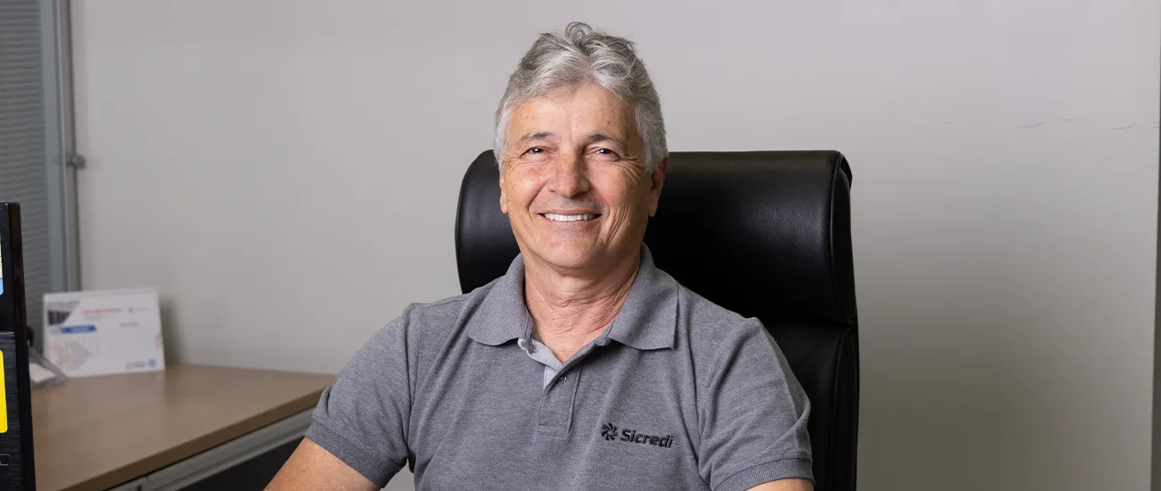  Sergio Alves, novo presidente do Conselho de Administração da Sicredi Vale do Cerrado. 