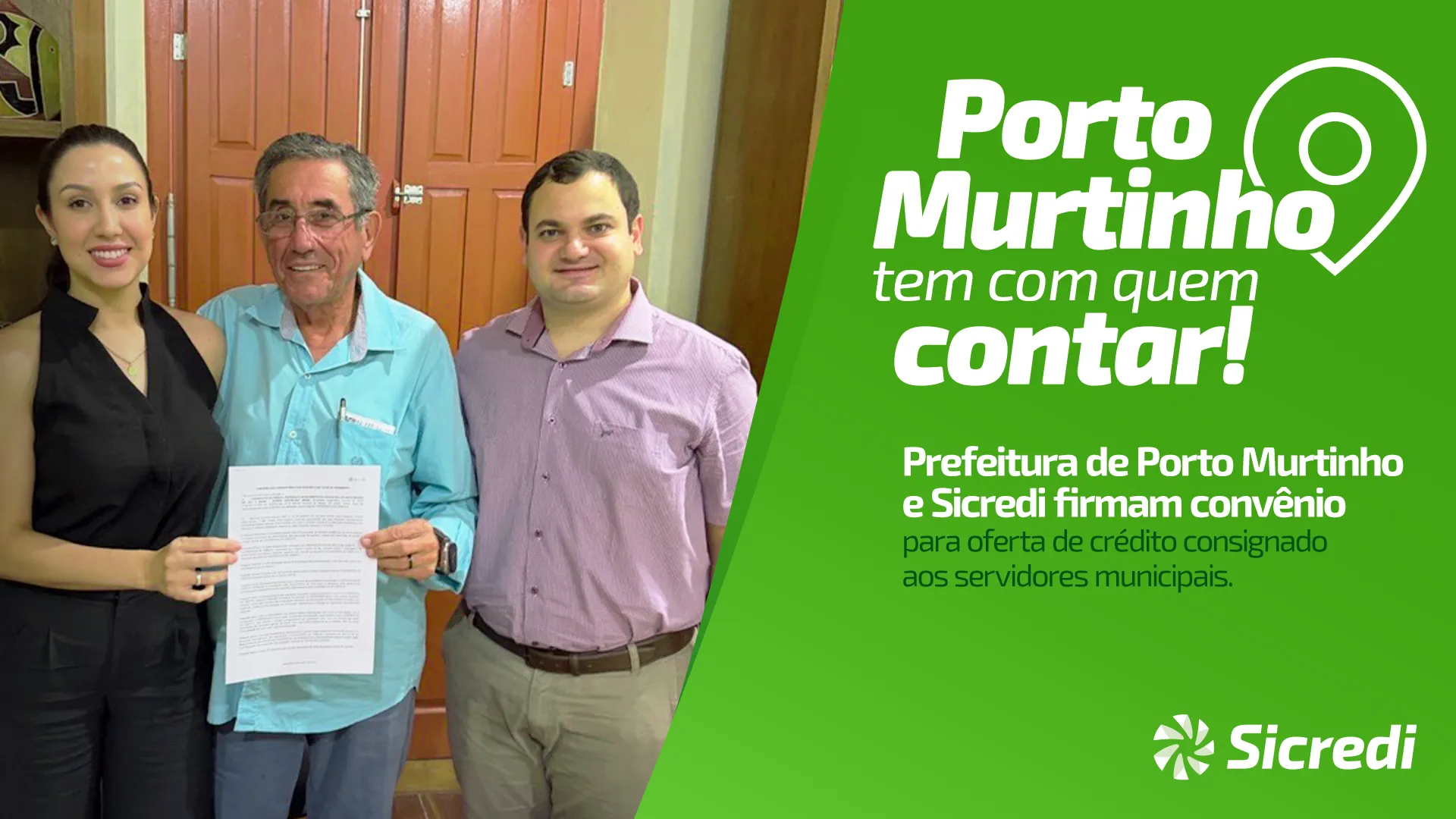  Sicredi - Parceria Prefeitura de Porto Murtinho 