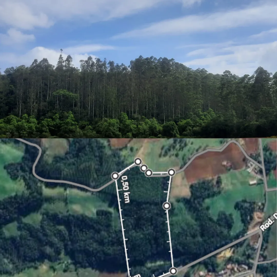  Área de terra 
