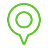 ícone que representa um pin de localização de um lugar