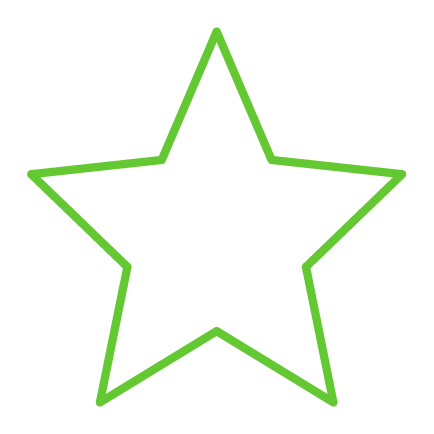 ícone de estrela de cinco pontas