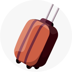 ilustração de mala de viagem