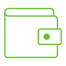  ícone de uma carteira 