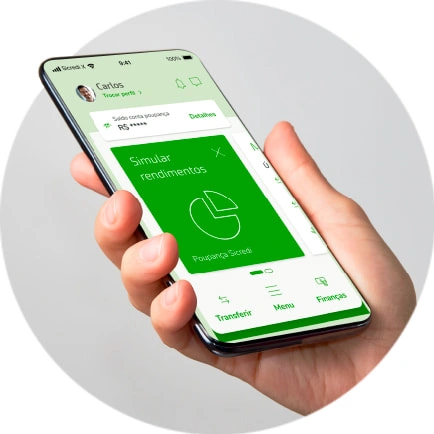  associada do Sicredi que tem conta poupança usando o app sicredi x 