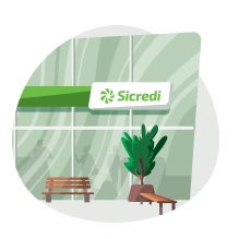  Associado vai até a agência solicitar portabilidade de salário 