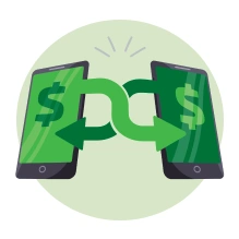  Associado do Sicredi faz transferências de forma prática e ágil. 