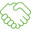  Ícone de aperto de mão 
