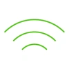  ícone de wi-fi representando a conectividade da máquina smart do sicredi 