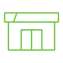 ícone de estabelecimento comercial