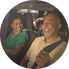 Família fez no carro.