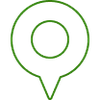  Ícone de pin de localização 