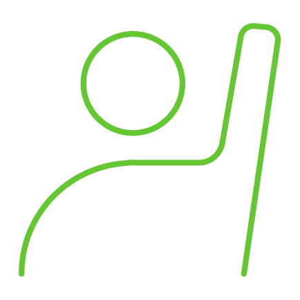 ICONE BRAÇO LEVANTADO