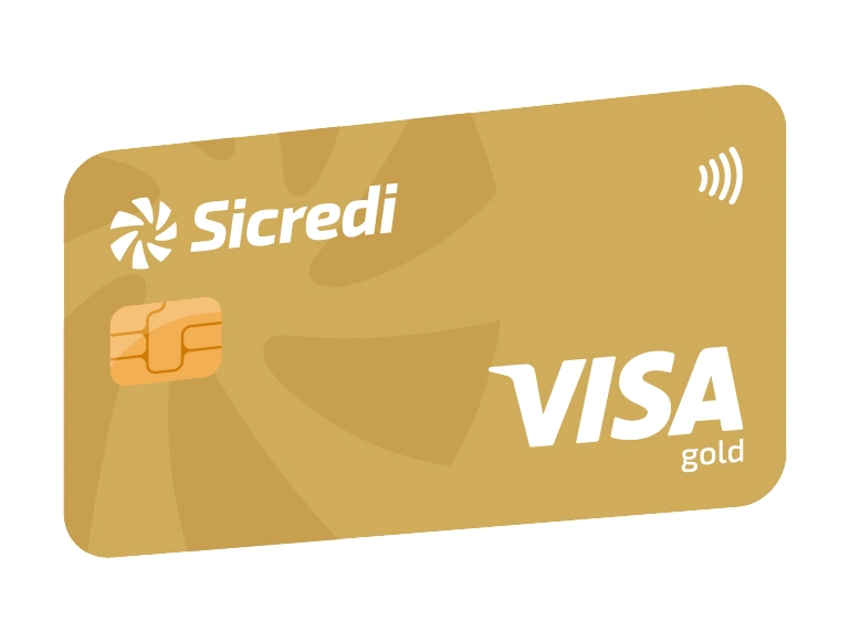  ILUSTRAÇÃO CARTÃO DE CRÉDITO SICREDI GOLD VISA 