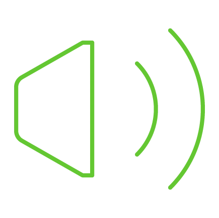  ícone de um avatar de caixa de som 