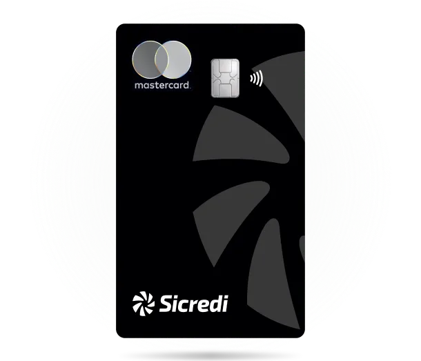 Imagem do cartão Sicredi MasterCard Black
