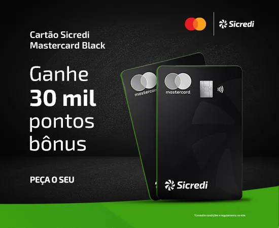  cartão de crédito Sicredi Mastercard Black 
