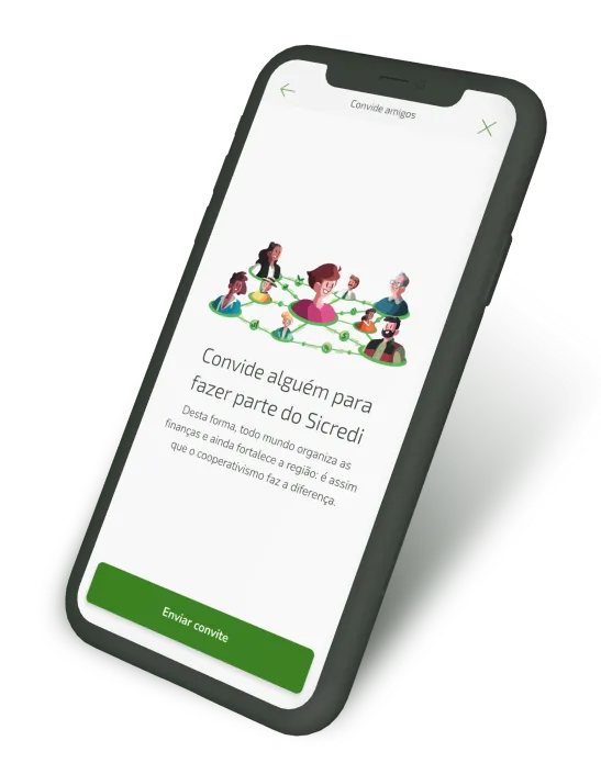  Tela do app Sicredi X 